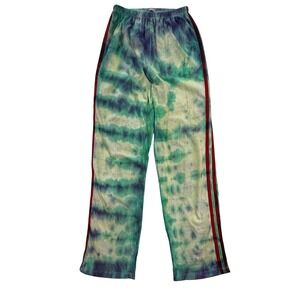 J. Galt Tie Dye Pants with Red Stripes Athleisure Casual Loungewear Sz XS (245)